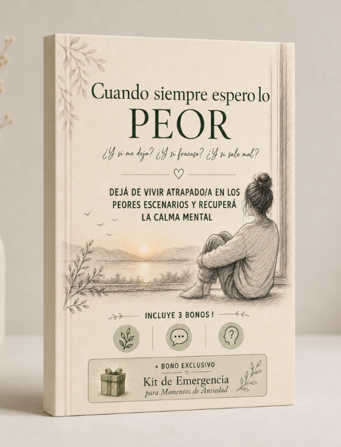 Cuando siempre espero lo peor + 4 bonos (Dejá de vivir atrapado/a en los peores escenarios. Recuperá calma mental)